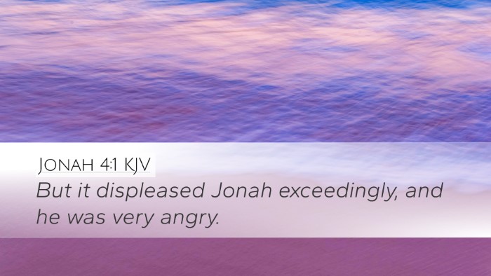 Jonah 4:1 KJV Bible Verse Image