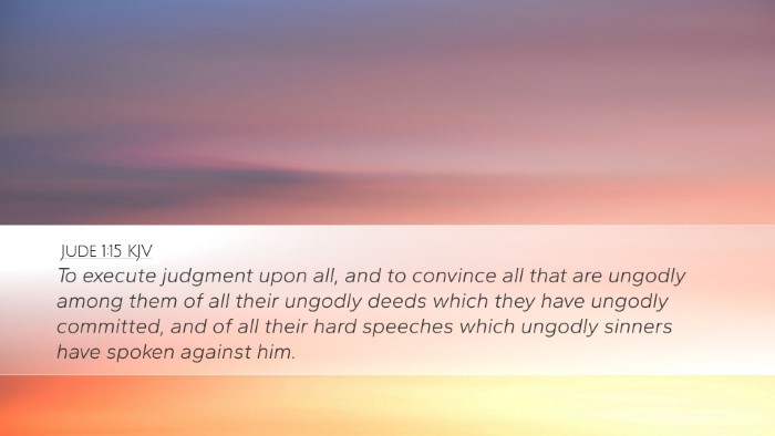Jude 1:15 KJV Bible Verse Image