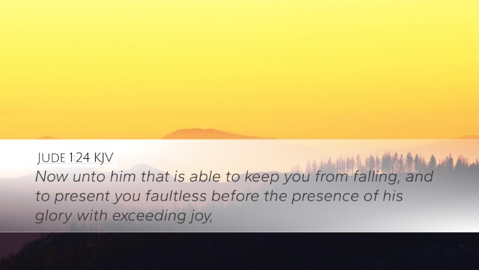 Jude 1:24 KJV Bible Verse Image