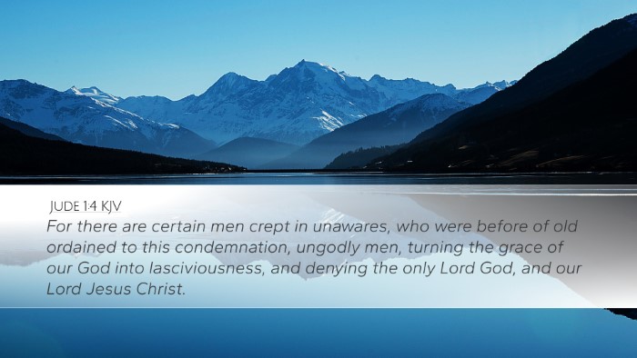 Jude 1:4 KJV Bible Verse Image