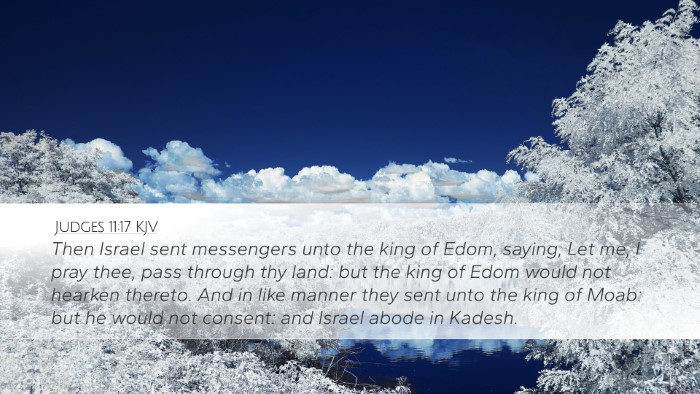 Judges 11:17 KJV Bible Verse Image