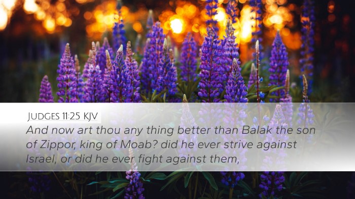 Judges 11:25 KJV Bible Verse Image