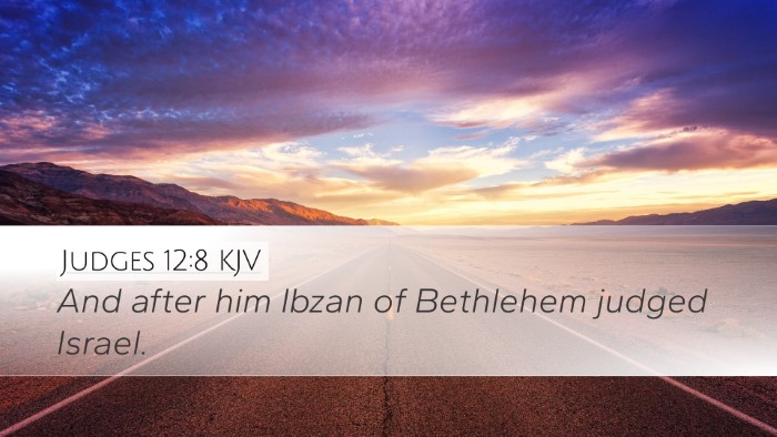 Judges 12:8 KJV Bible Verse Image