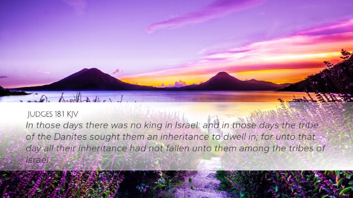Judges 18:1 KJV Bible Verse Image