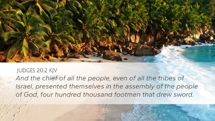 Judges 20:2 KJV Bible Verse Image