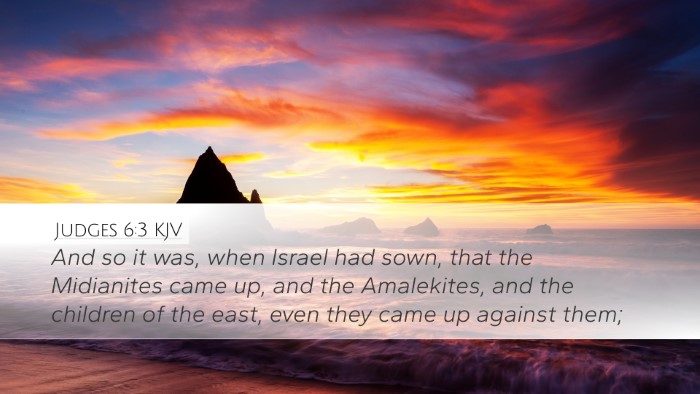 Judges 6:3 KJV Bible Verse Image