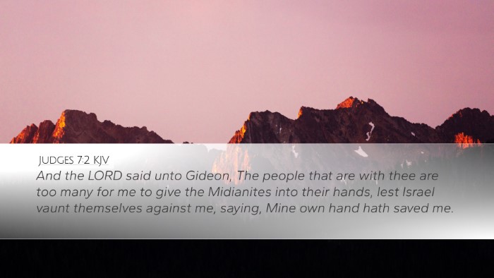 Judges 7:2 KJV Bible Verse Image