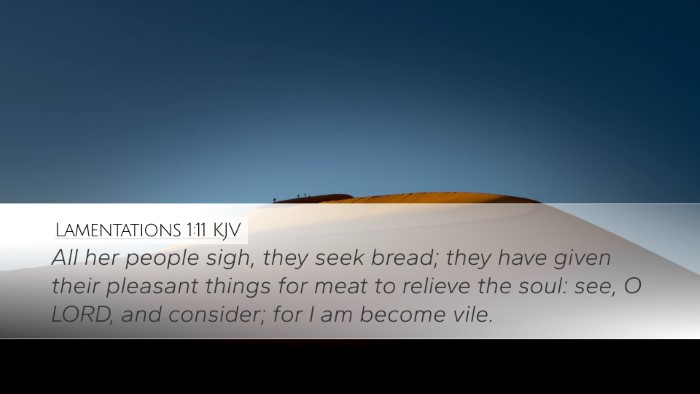 Lamentations 1:11 KJV Bible Verse Image