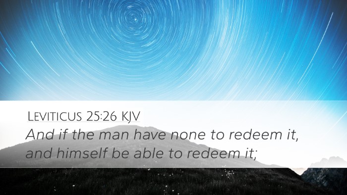 Leviticus 25:26 KJV Bible Verse Image