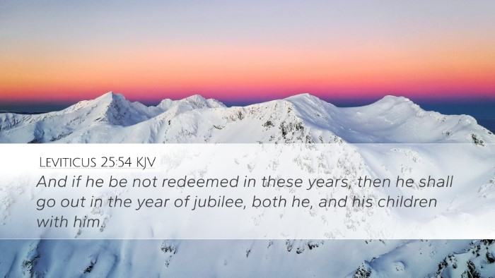 Leviticus 25:54 KJV Desktop Wallpaper - And if he be not redeemed in these years, then he - Desktop Bible Verse Wallpaper