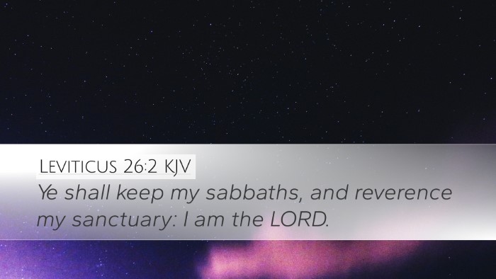 Leviticus 26:2 KJV Desktop Wallpaper - Ye shall keep my sabbaths, and reverence my - Desktop Bible Verse Wallpaper