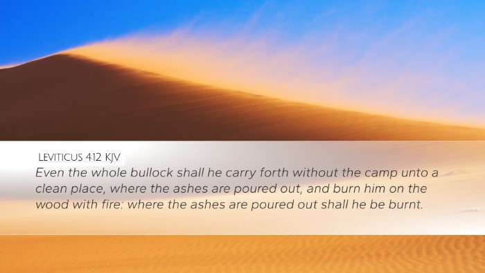Leviticus 4:12 KJV Bible Verse Image