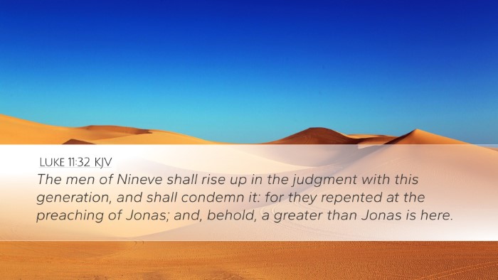 Luke 11:32 KJV Bible Verse Image