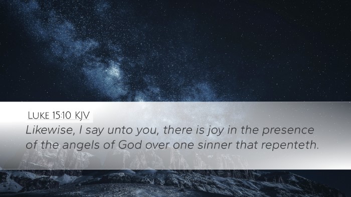 Luke 15:10 KJV Bible Verse Image
