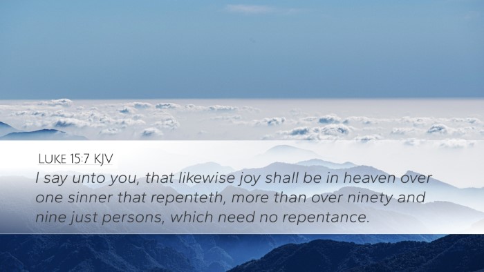 Luke 15:7 KJV Bible Verse Image