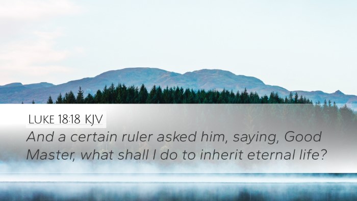 Luke 18:18 KJV Bible Verse Image