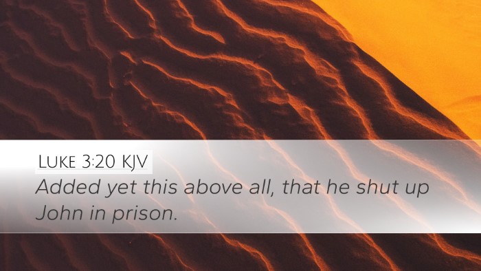 Luke 3:20 KJV Bible Verse Image