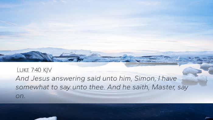Luke 7:40 KJV Bible Verse Image