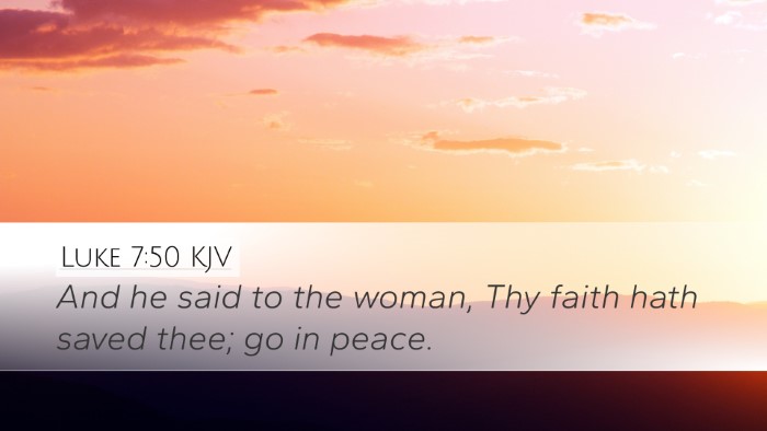 Luke 7:50 KJV Bible Verse Image