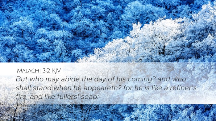 Malachi 3:2 KJV Bible Verse Image