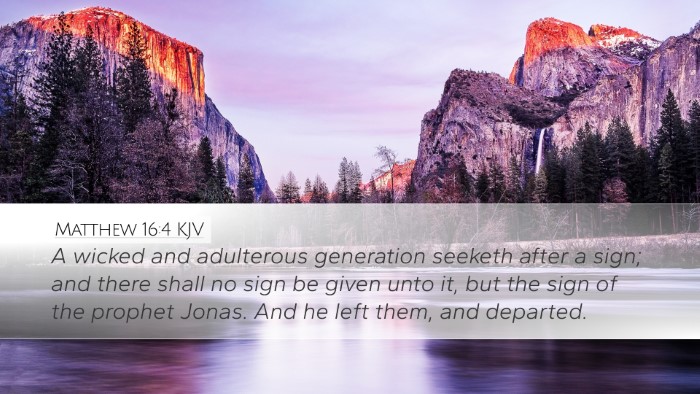 Matthew 16:4 KJV Bible Verse Image