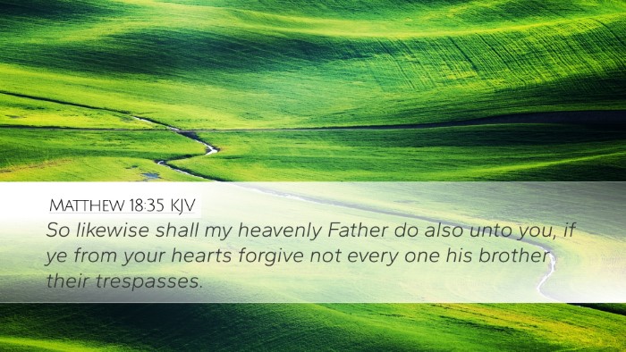 Matthew 18:35 KJV Bible Verse Image