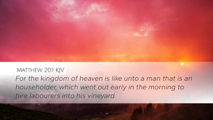Matthew 20:1 KJV Bible Verse Image