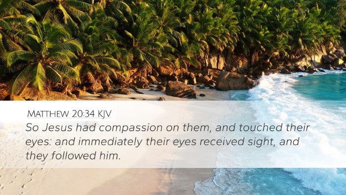 Matthew 20:34 KJV Bible Verse Image