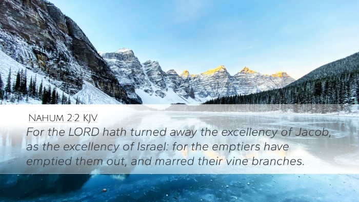 Nahum 2:2 KJV Bible Verse Image