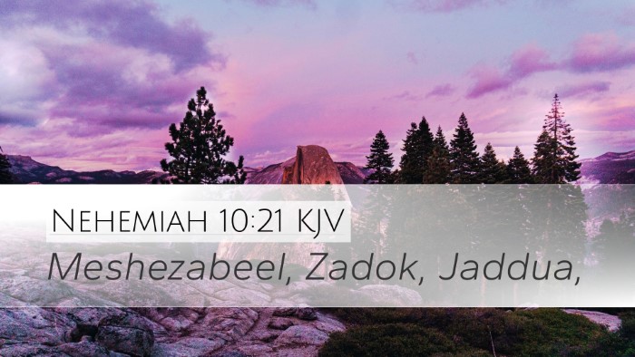 Nehemiah 10:21 KJV Bible Verse Image