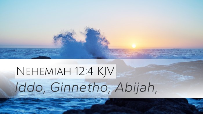 Nehemiah 12:4 KJV Bible Verse Image