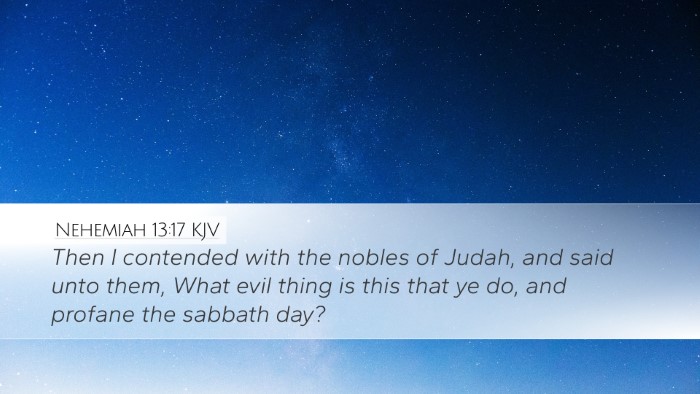Nehemiah 13:17 KJV Bible Verse Image