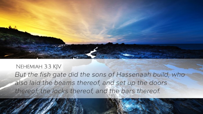 Nehemiah 3:3 KJV Bible Verse Image