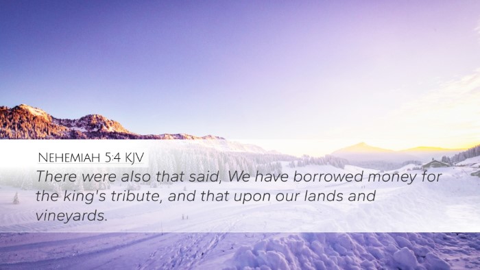 Nehemiah 5:4 KJV Bible Verse Image