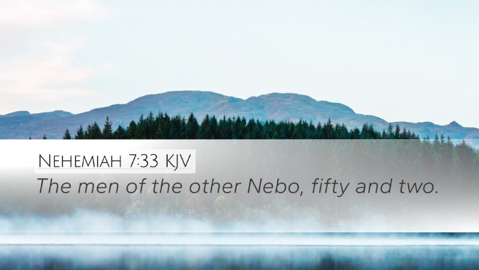 Nehemiah 7:33 KJV Bible Verse Image