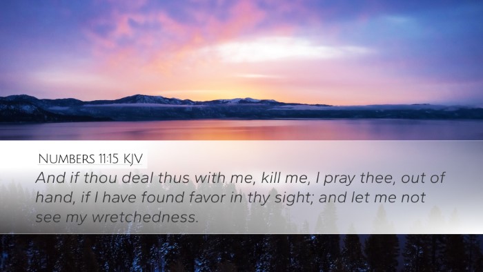 Numbers 11:15 KJV Bible Verse Image