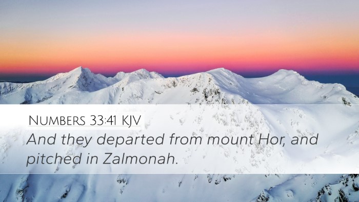 Numbers 33:41 KJV Bible Verse Image