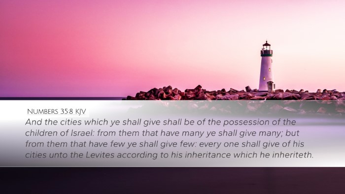 Numbers 35:8 KJV Desktop Wallpaper - And the cities which ye shall give shall be of - Desktop Bible Verse Wallpaper