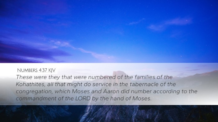 Numbers 4:37 KJV Bible Verse Image