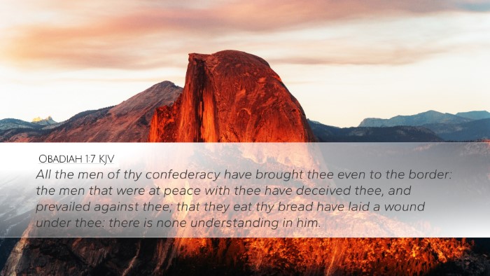Obadiah 1:7 KJV Bible Verse Image