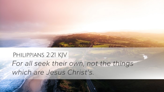Philippians 2:21 KJV Bible Verse Image