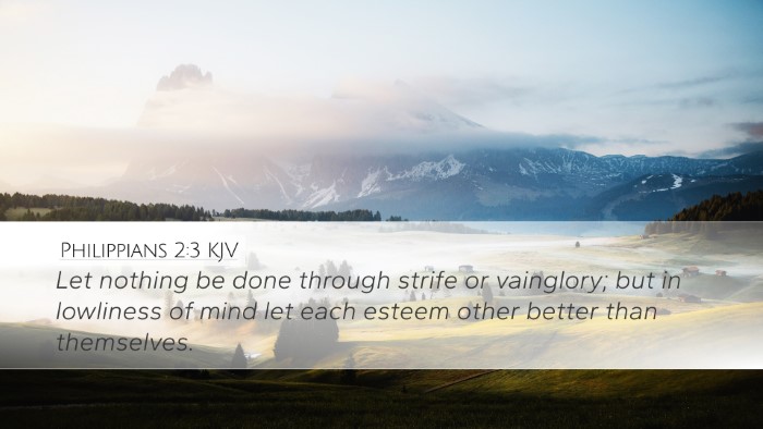 Philippians 2:3 KJV Bible Verse Image