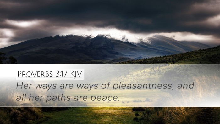 Proverbs 3:17 KJV Bible Verse Image