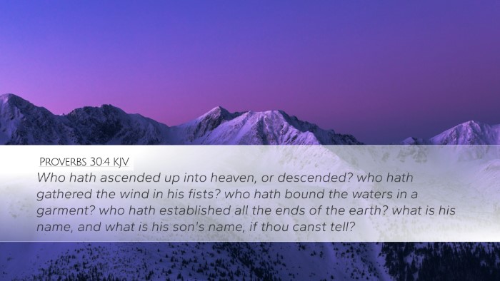Proverbs 30:4 KJV Bible Verse Image