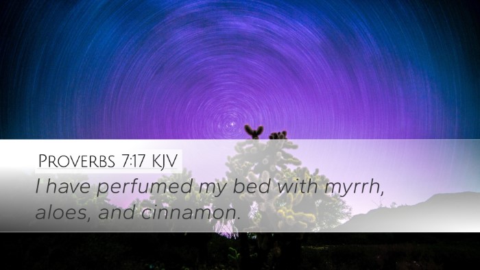Proverbs 7:17 KJV Bible Verse Image