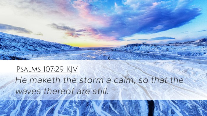 Psalms 107:29 KJV Bible Verse Image
