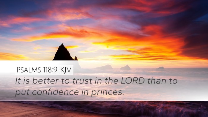 Psalms 118:9 KJV Bible Verse Image