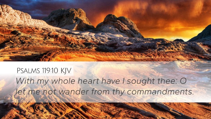 Psalms 119:10 KJV Bible Verse Image