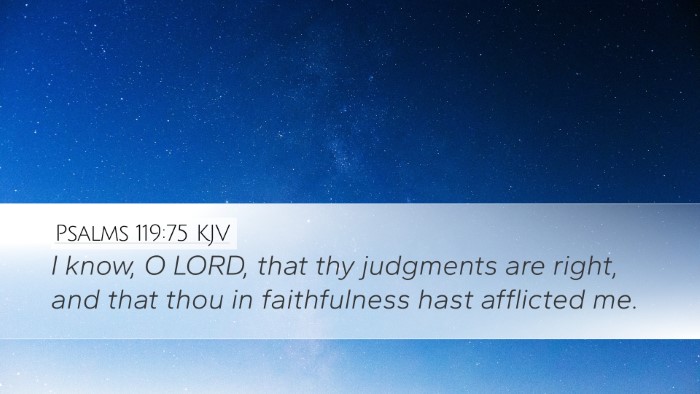 Psalms 119:75 KJV Bible Verse Image