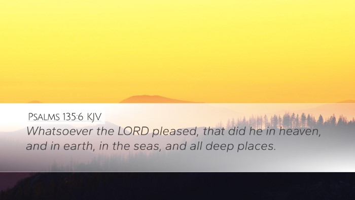 Psalms 135:6 KJV Desktop Wallpaper - Whatsoever the LORD pleased, that did he in - Desktop Bible Verse Wallpaper